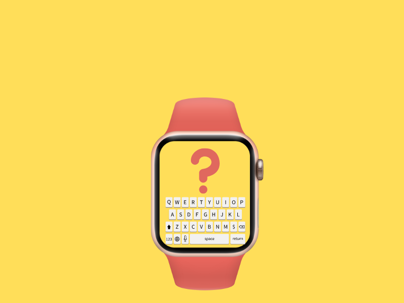 Does Apple Watch have a Keyboard?
