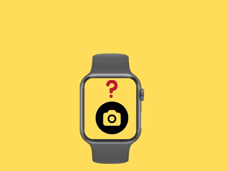 Can you take pictures with an Apple Watch?